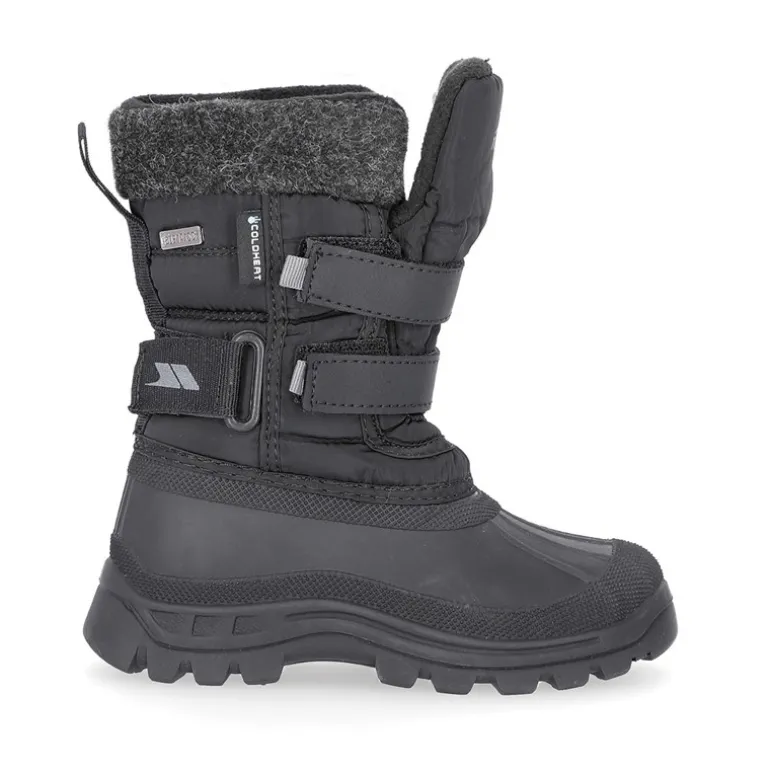 Drenge Strachan Vandtætte Sne Støvler Sort