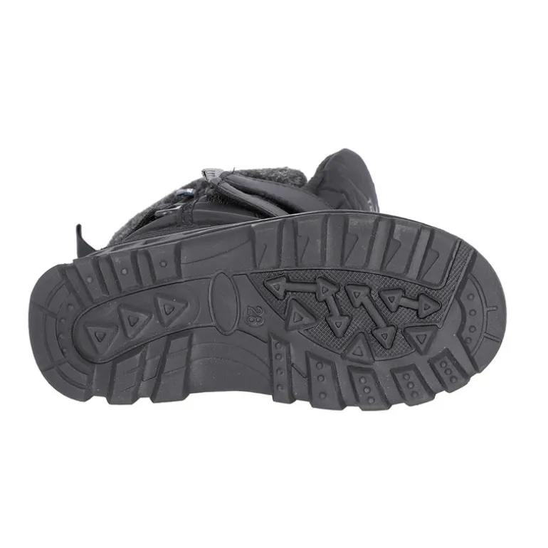 Drenge Strachan Vandtætte Sne Støvler Sort