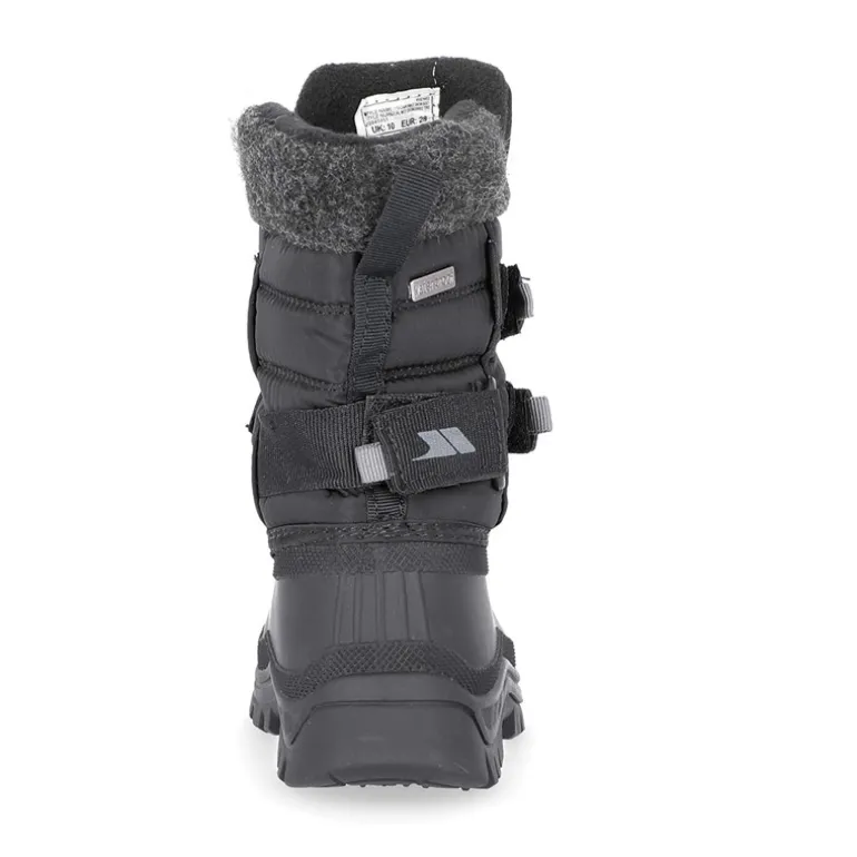 Drenge Strachan Vandtætte Sne Støvler Sort