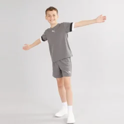 Drenge teamRISE Trænings Shorts Smoked Pearl / Hvid