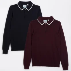 Drenge To Pak Langærmet Poloshirts Multi