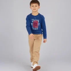 Drenge T-shirt Blue Lily