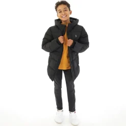 Drenge Tyk Pufferjakke Sort