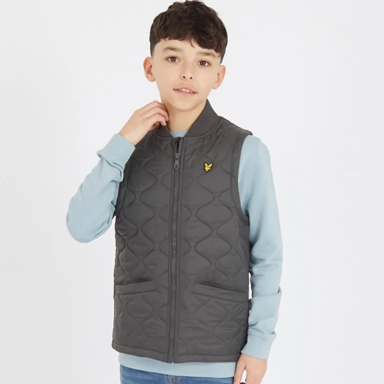 Drenge Vatteret Vest W635 Gunmetal