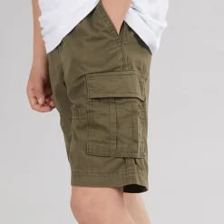 Drenge Zeus Cargo Shorts Olivengrøn Nat