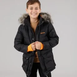 Drengenes Calcott Parka Jakke Sort