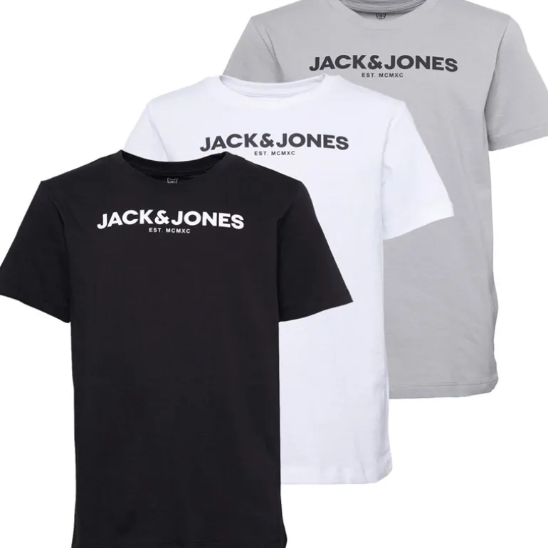 Drengenes Harry T-shirts 3-pak Hvid/Sort/Aluminim