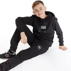 Drengenes Lås Træningsdragt Sort