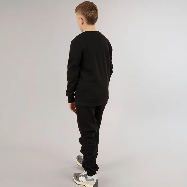 Drengenes Thomas Sweatshirt Og Joggingbukser Træningssæt Sort