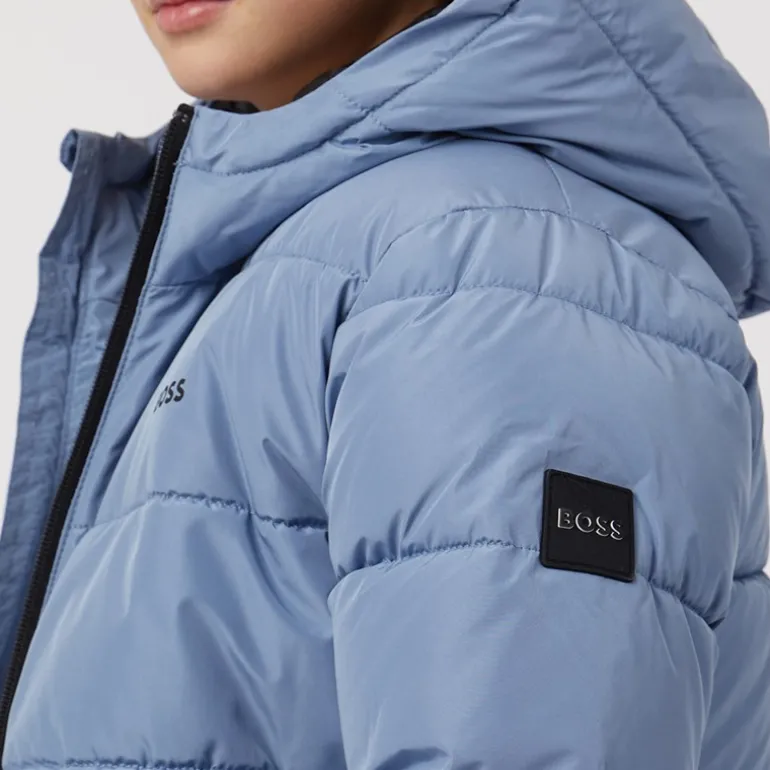 Drengepuffertjakke Mørkegrå