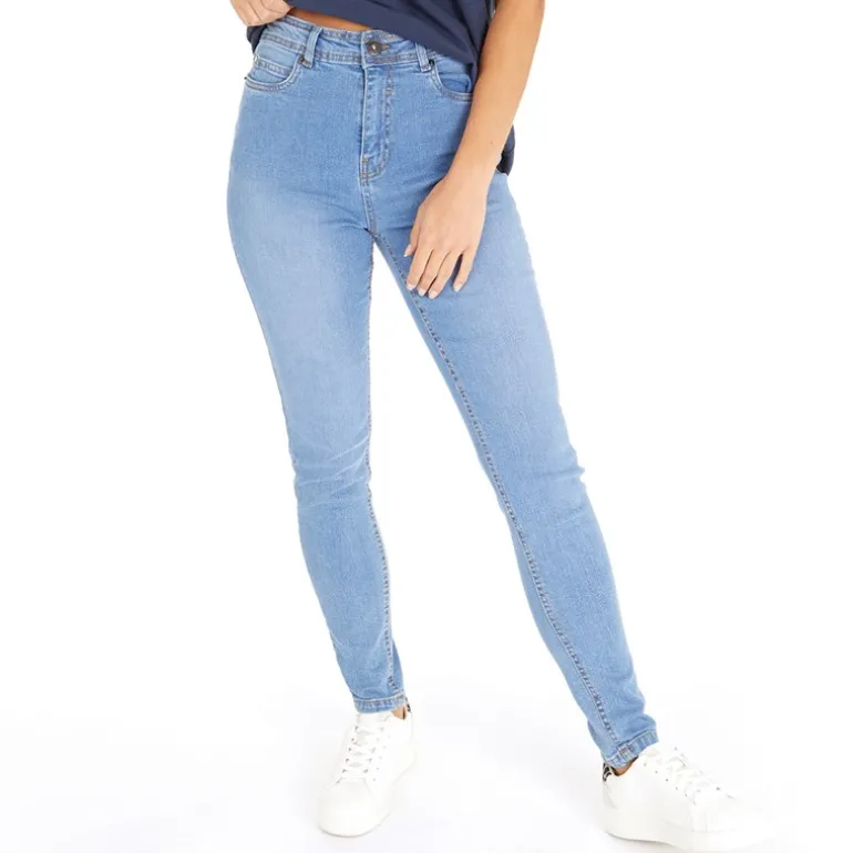 Faye Skinny Jeans Stenvask til Kvinder