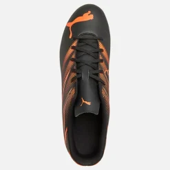 Fodboldstøvler til Herre Attacanto FG/​AG Fast/​Kunstig Græs Sort/​Glødende Rød