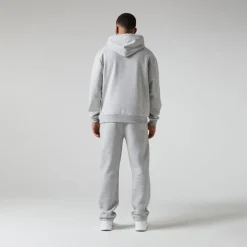 Herre Afslappede Joggingbukser med Åben Kant Lys Gråmeleret