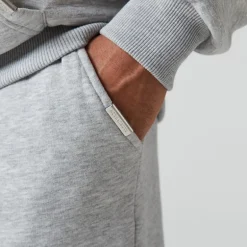 Herre Afslappede Joggingbukser med Åben Kant Lys Gråmeleret