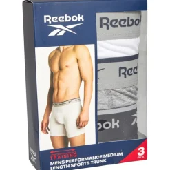 Herre Ainslie Performance Tre Pak Medium Trunks Sort/​Grå Melange/​Hvid