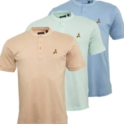 Herre Akari 3 Pak Polo Shirts Pale Mint/​Cloud Blue/​Summer Pink