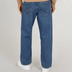 Herre Alex SQ 741 Baggy Fit Jeans Mellemblå