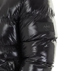 Herre Ammercy Højglans Pufferjakke Sort