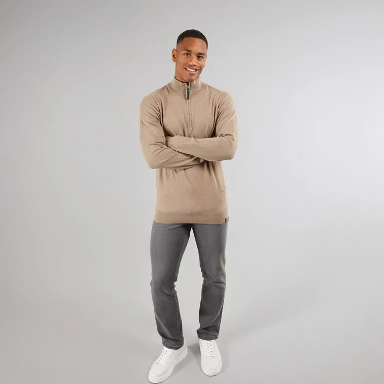 Herre Ancona Jumper Beige Mix