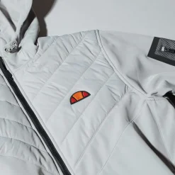 Herre Angiolo Hybrid Halv Lynlås Jakke Lys Grå