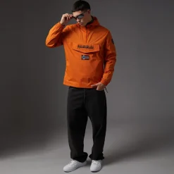 Herre Arper Lite Anorak Orange Pumpkin