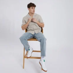 Herre Auxin Skjorter med korte ærmer beige