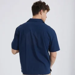 Herre Auxin Skjorter med korte ærmer Blå