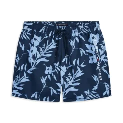 Herre Badeshorts Blomster Tropisk AOP Desert Sky