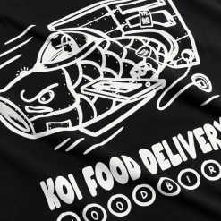 Herre Baine Koi Levering T-shirt Sort