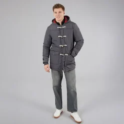 Herre Baltico Duffel Coat Mørkegrå Dk Grey