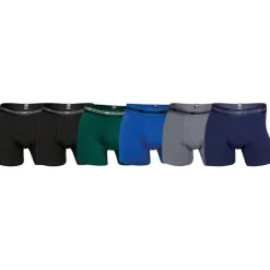 Herre Bambus Boxers med seks pakning Multifarvet