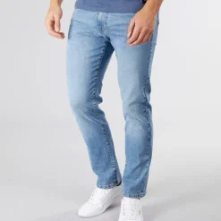 Herre Bandol Jeans med lige pasform Lys vask