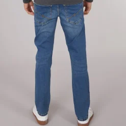 Herre Bandol Jeans Med Lige Ben Blå