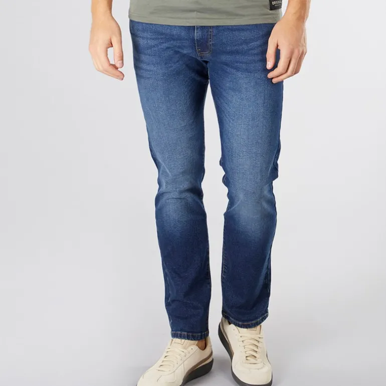 Herre Bandol Straight Fit Jeans Mørk Vask