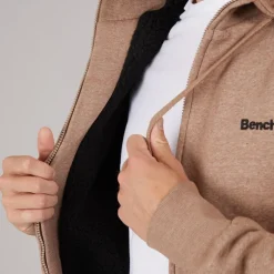 Herre Baraz Borg Foret Hættetrøje Taupe Marl