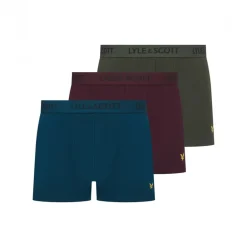 Herre Barclay Tre Pak Underbukser Klatre Efeu /​ Matros Blå /​ Vinsmagning