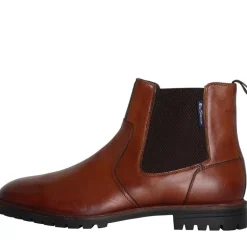 Herre Baron Læder Chelsea Støvler Brun