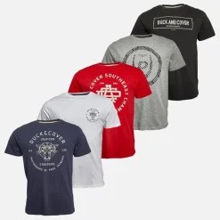 Herre Belvadier Fem Pak T-shirts Assorteret