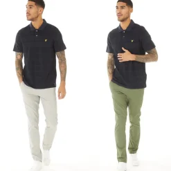 Herre Bolton Dean AKM Chino Bukser 2-pak Ghost Grå/​Oliven Nat