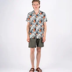 Herre Boz Skjorter med korte ærmer Hvid