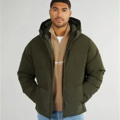 Herre Brady Hætte Dunjakke Rosin