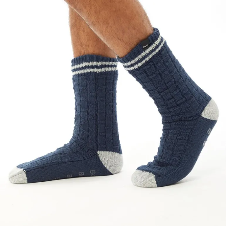 Herre Brookdale Tøffelsokker Marineblå