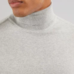 Herre Burns Jumper Lys Grå Melange