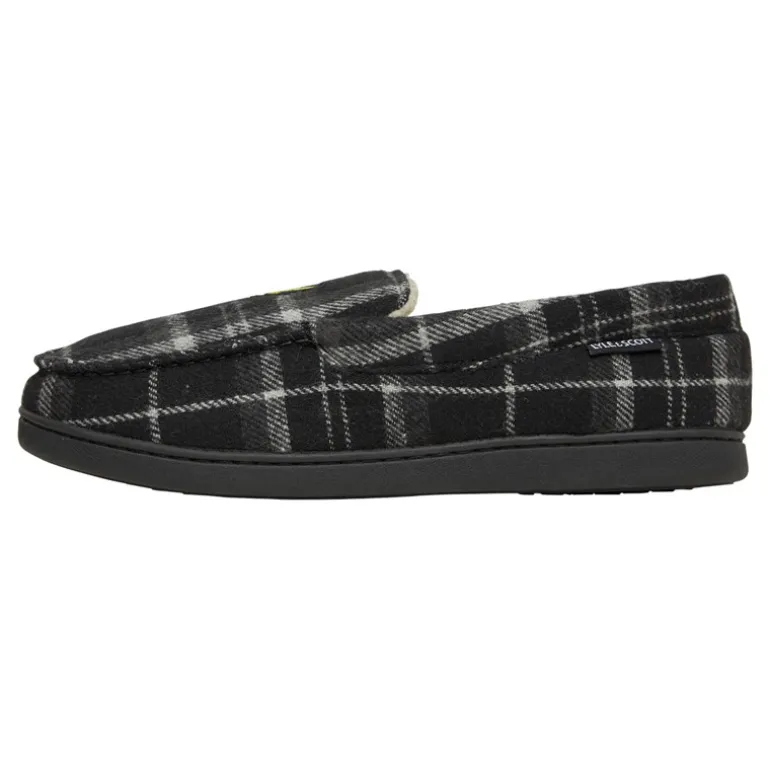 Herre Buster Mocassin Tøfler Sort Blandet Tjek