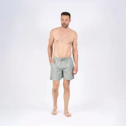 Herre Cancun Ensfarvede Badeshorts Lys Army