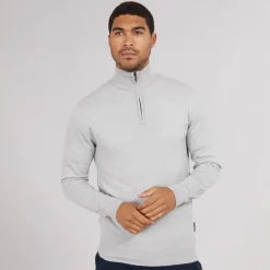 Herre Cash 1 /​ 2 Zip Jumper Lys Grå Mel