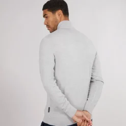 Herre Cash 1 /​ 2 Zip Jumper Lys Grå Mel