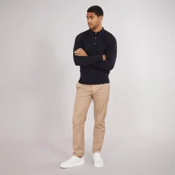 Herre Cash L/​S Polo Shirt Marine