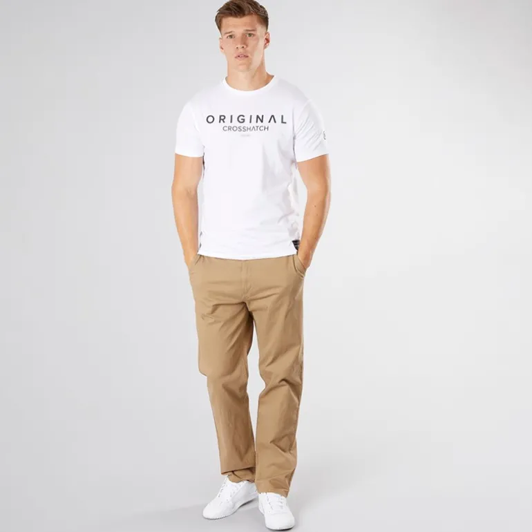 Herre Chalford Baggy Chinos Biscuit