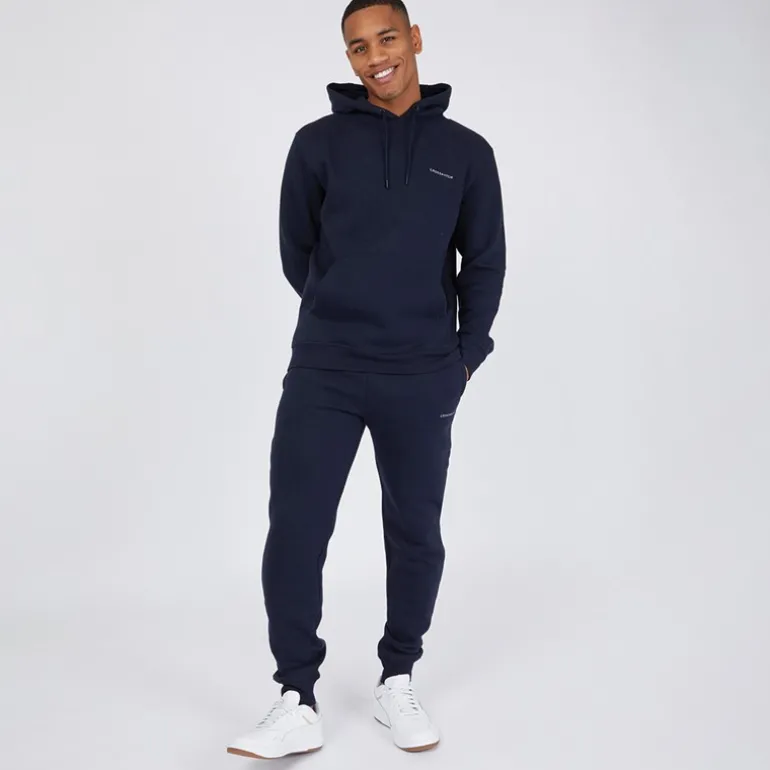 Herre Chelmere Hoodie og Joggers Sæt Blå